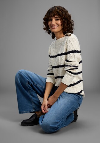 LAURA SCOTT Pullover in Weiß