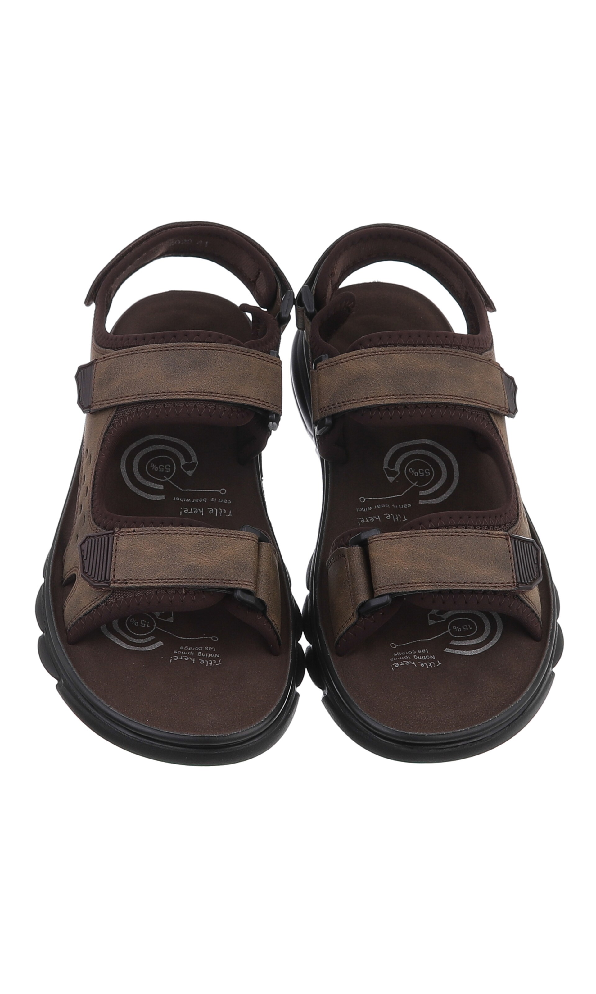 CoolWalk Hiking Sandals in Green
