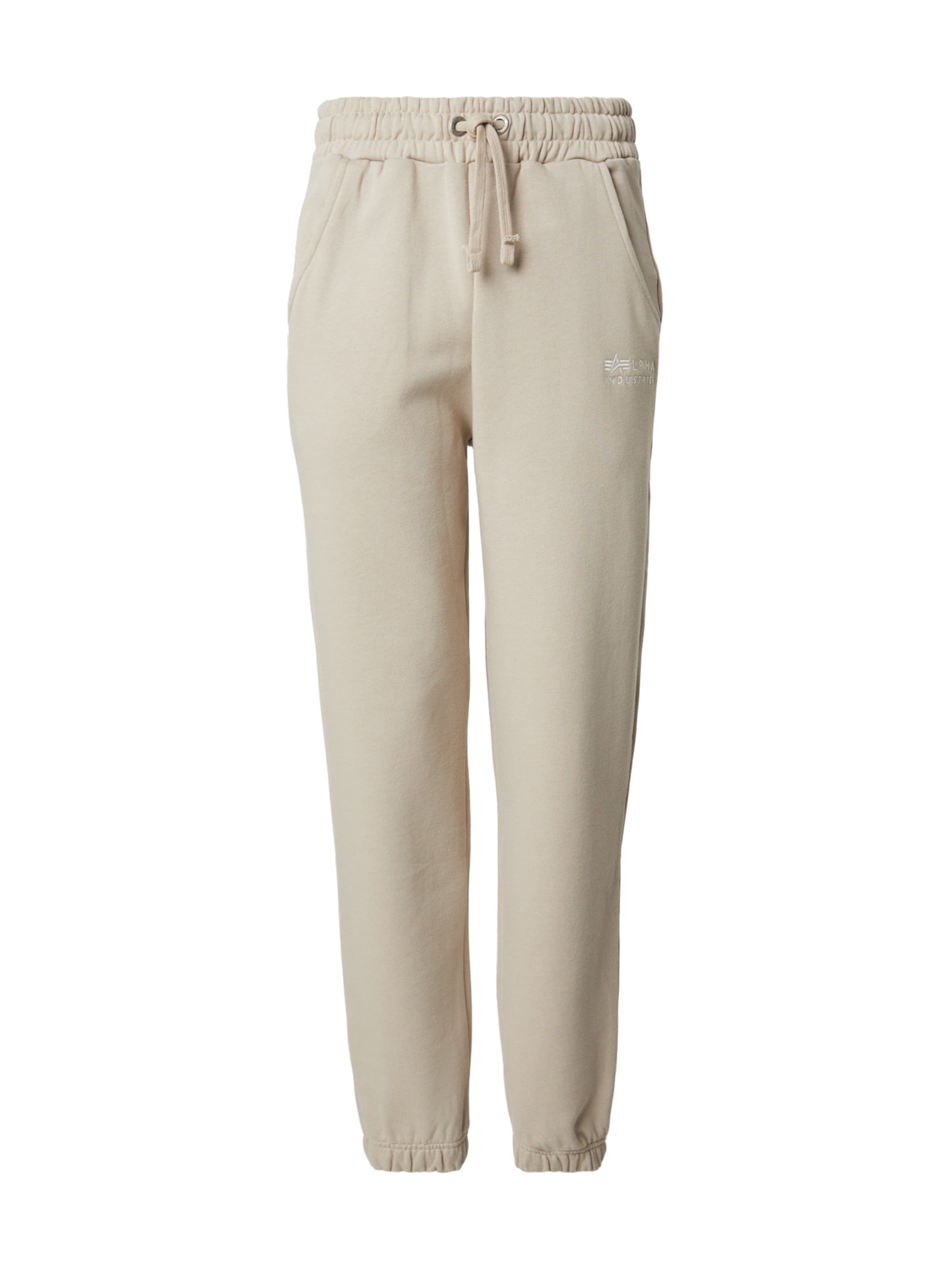 ALPHA INDUSTRIES Tapered Hose in Beige: Vorderseite