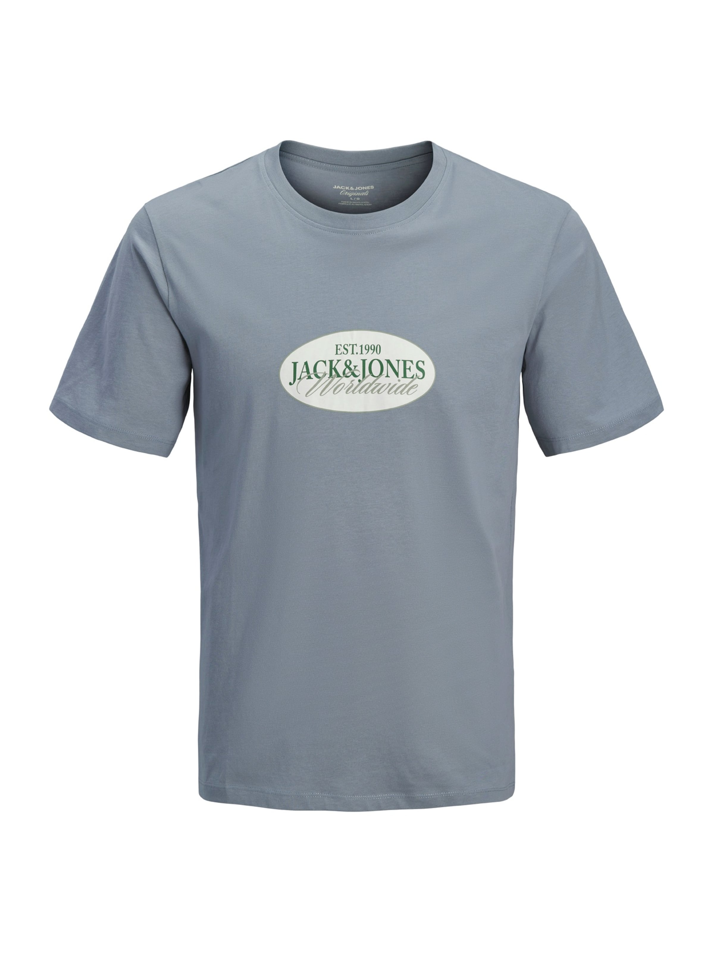 Jack & Jones Junior Koszulka 'JORCATSKILLS' w kolorze niebieski: przód