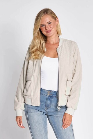 Zhrill Jacke in Grau: Vorderseite