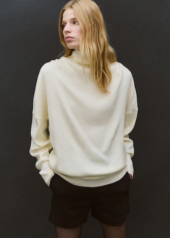 MANGO Sweater 'Ruano' in Beige: front