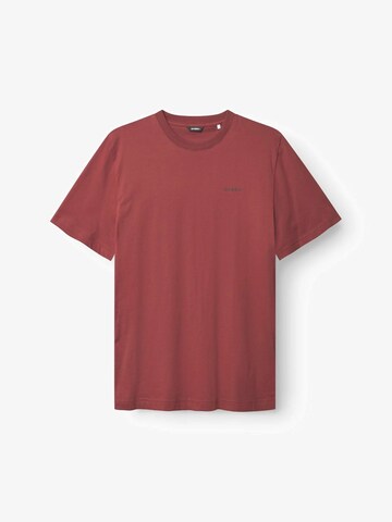 GABBA Shirt 'Dune' in Rood: voorkant