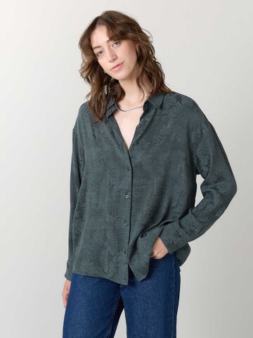 Yahmo Bluse 'Mona'‌‌‌‌‌‌‌‌ in Blau: Vorderseite