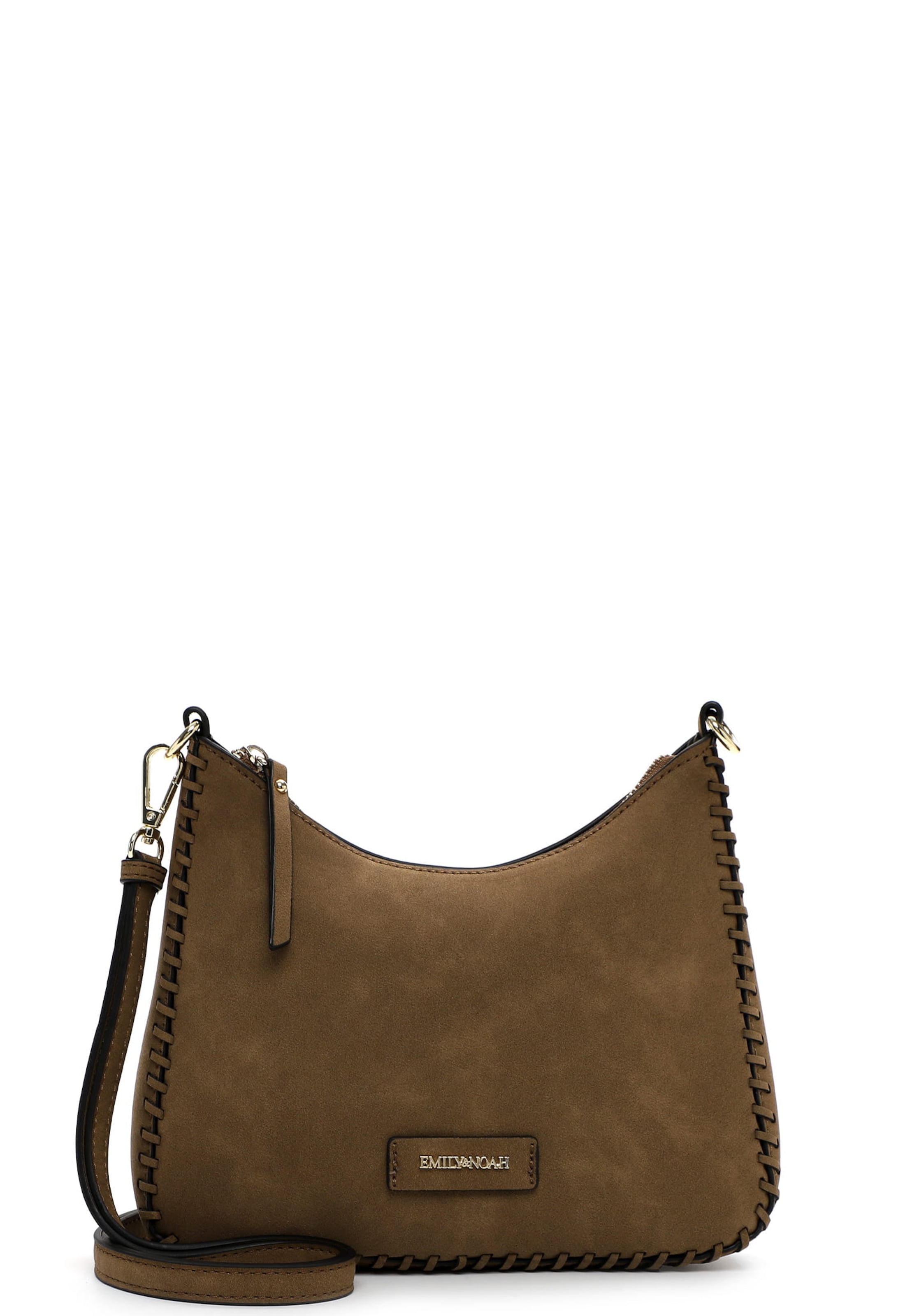 Sac bandoulière 'Hailee' Emily & Noah en marron : devant