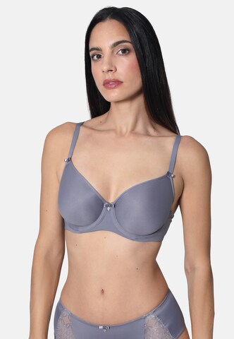 sassa T-shirt Bra 'Lovely Secret' in Grey