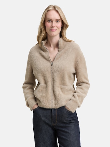 TOM TAILOR Knit cardigan in Grey: front