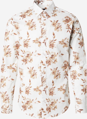 Jack & Jones Premium Slim fit Skjorta 'JPRBLamonaco' i vit: framsida