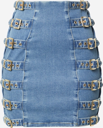 Hoermanseder x About You Skirt 'Lexa' in Blue: front