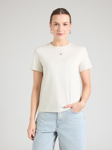 pelēks Calvin Klein Jeans T-Krekls: no priekšpuses