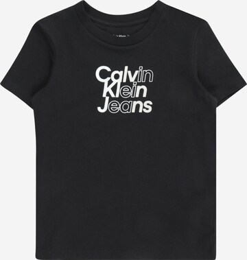 Calvin Klein Jeans T-Shirt in Schwarz: predná strana