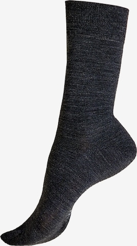 Chaussettes KUNERT en gris : devant