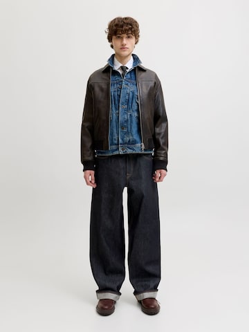 JACK & JONES - Pierna ancha Vaquero 'JJIDave JJClassic' en negro: frente