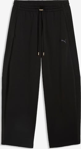 Barrel Pantalon de sport 'Her' PUMA en noir : devant