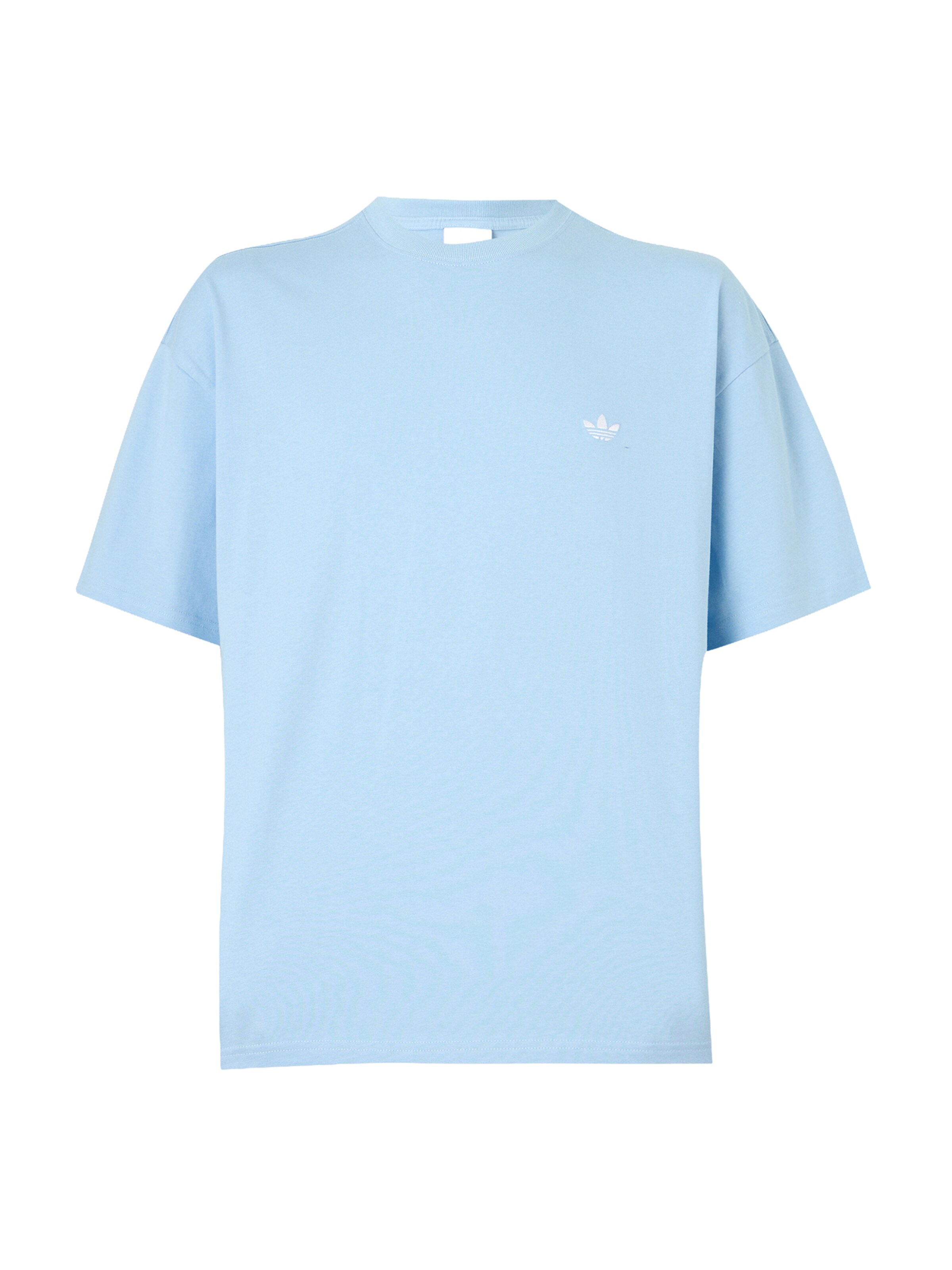T-Shirt 'Trefoil Essentials' ADIDAS ORIGINALS en bleu : devant