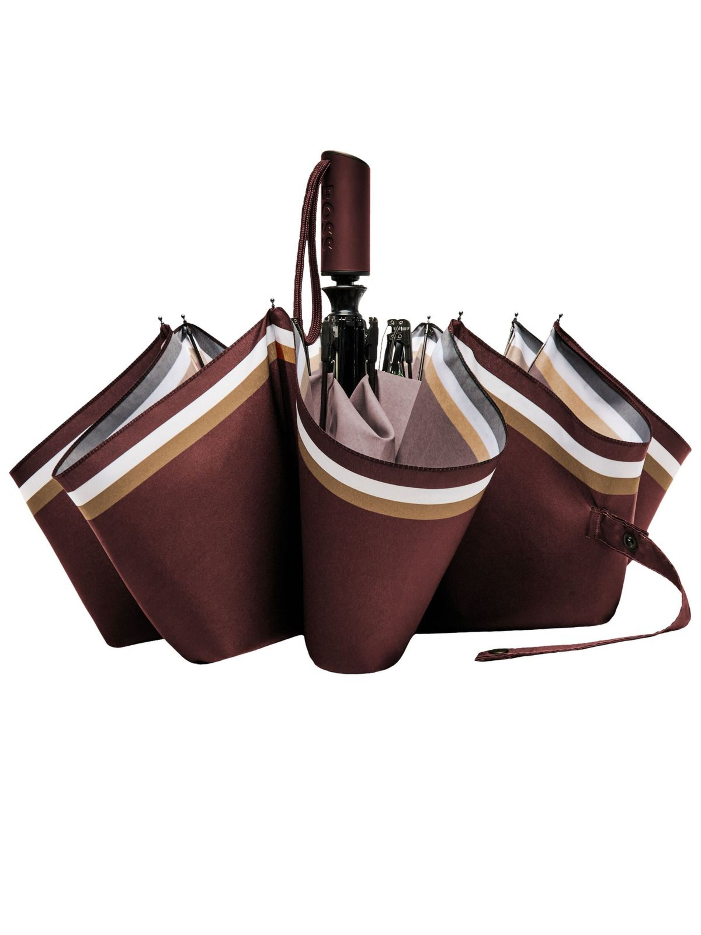BOSS Paraplu 'Pocket umbrella Varsity' in Rood