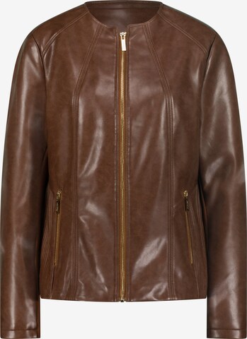 October Between-Season Jacket in Brown: front