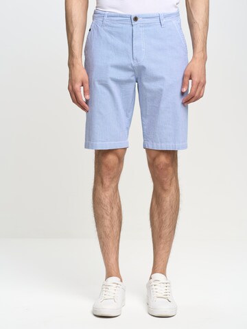 BIG STAR Regular Chino 'Gusto' in Blauw