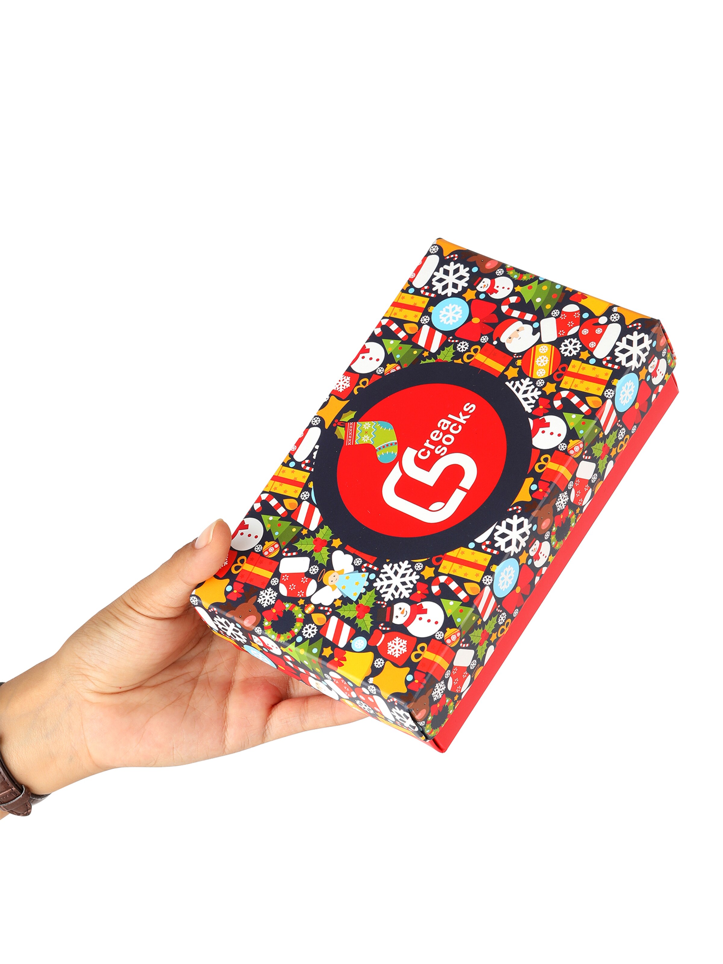 Crea Socks Socks 'Weihnachten Santa' in Mixed colours