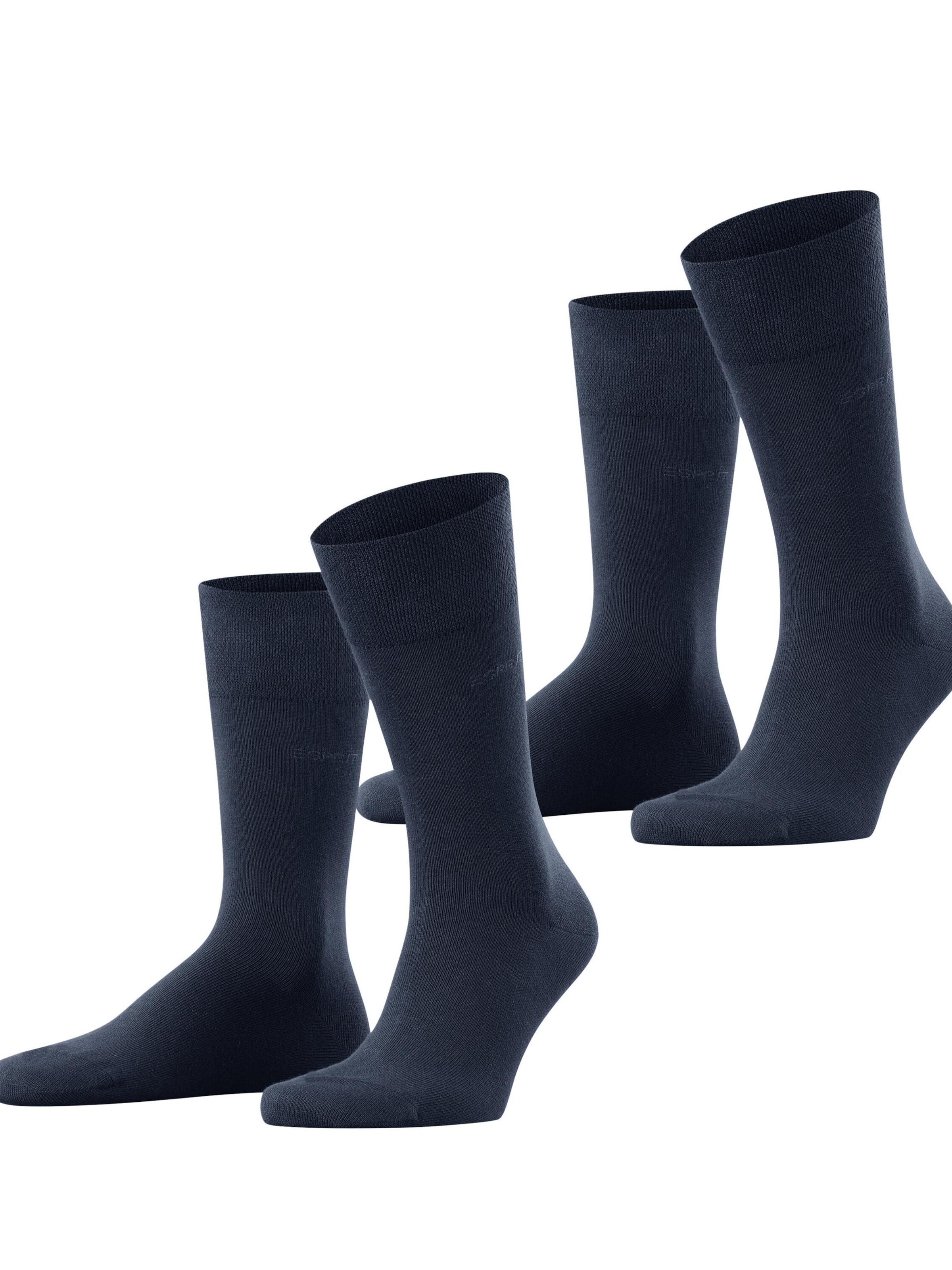 ESPRIT Socks 'Basic Easy 2-Pack' in Blue: front