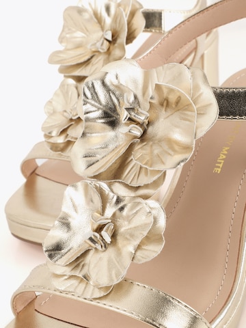 Sandales Lola Casademunt en or