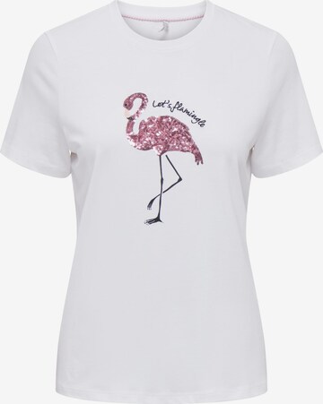 T-shirt 'KITA' ONLY en blanc : devant