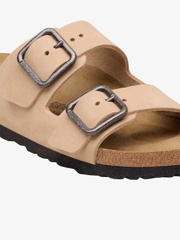 BIRKENSTOCK Pantolette 'Arizona' in Beige