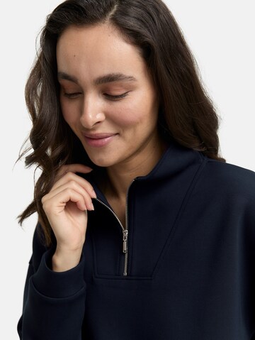 TOM TAILOR Sweatshirt 'Scuba' in Blau