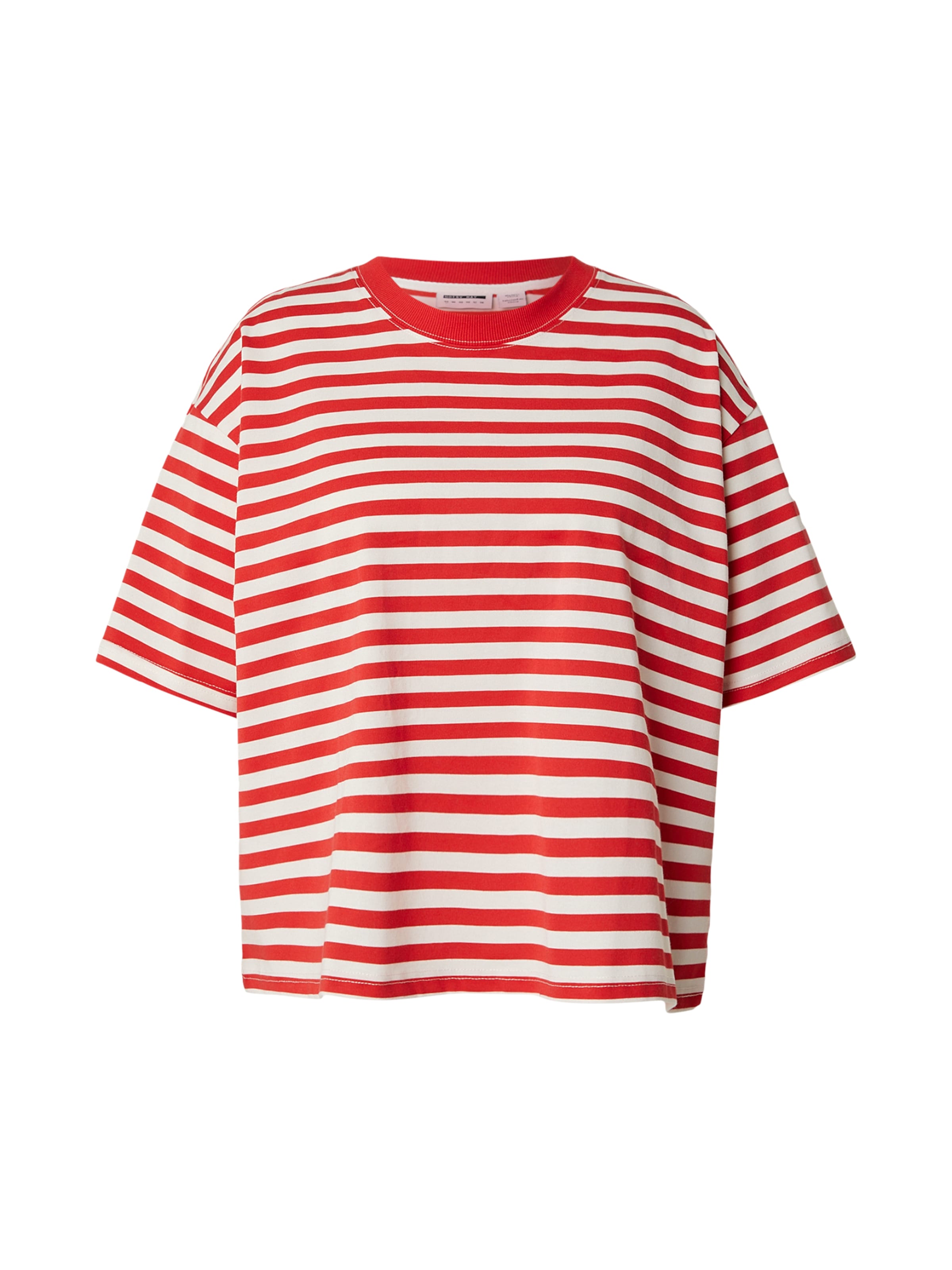 Sweat-shirt 'NMEMBER' Noisy May Curve en rouge : devant