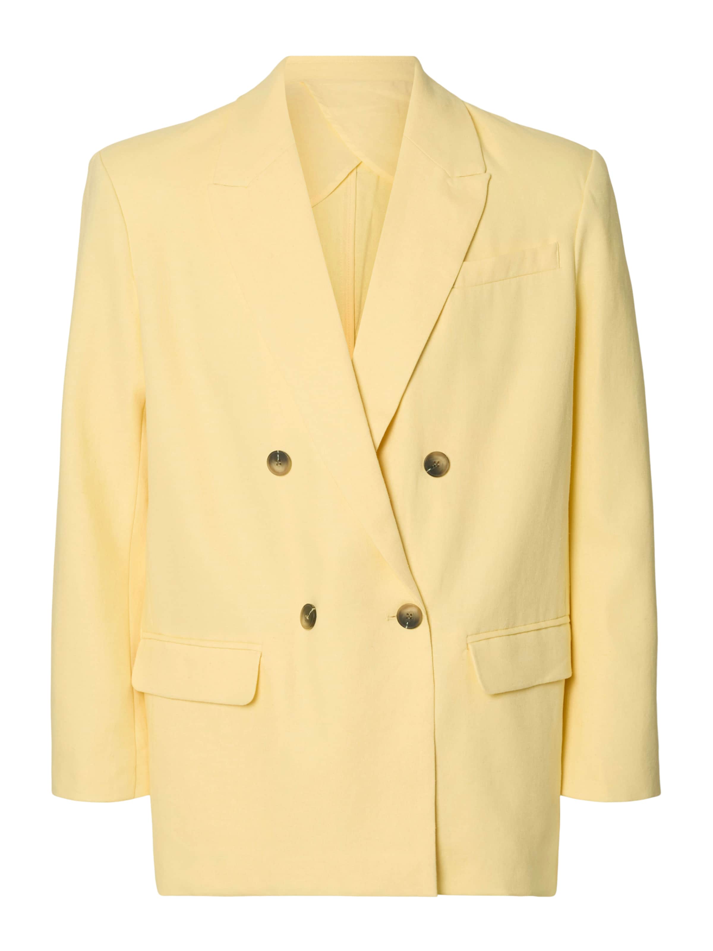 SELECTED Bleiseri 'SLFMARLIE' värissä keltainen: etupuoli