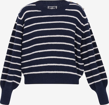 DreiMaster Maritim - Pullover oversized em azul: frente