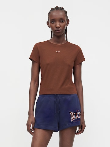 Nike Sportswear Tričko 'CHLL' – hnědá: přední strana