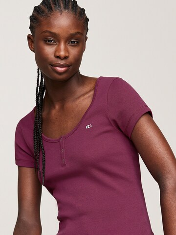 Tommy Jeans Tričko – fialová