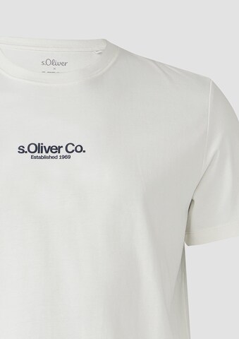 s.Oliver T-Shirt in Weiß