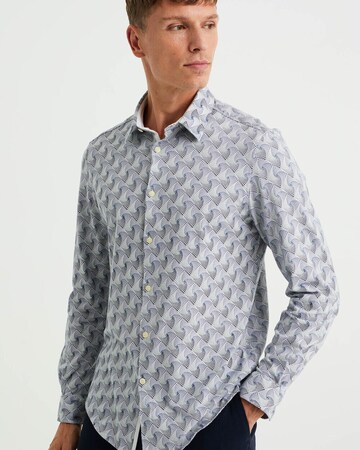 Slim fit Camicia di WE Fashion in bianco: frontale