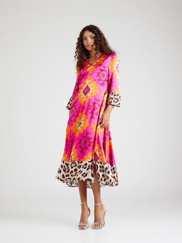 Grace Kleid 'Ikat' in Pink