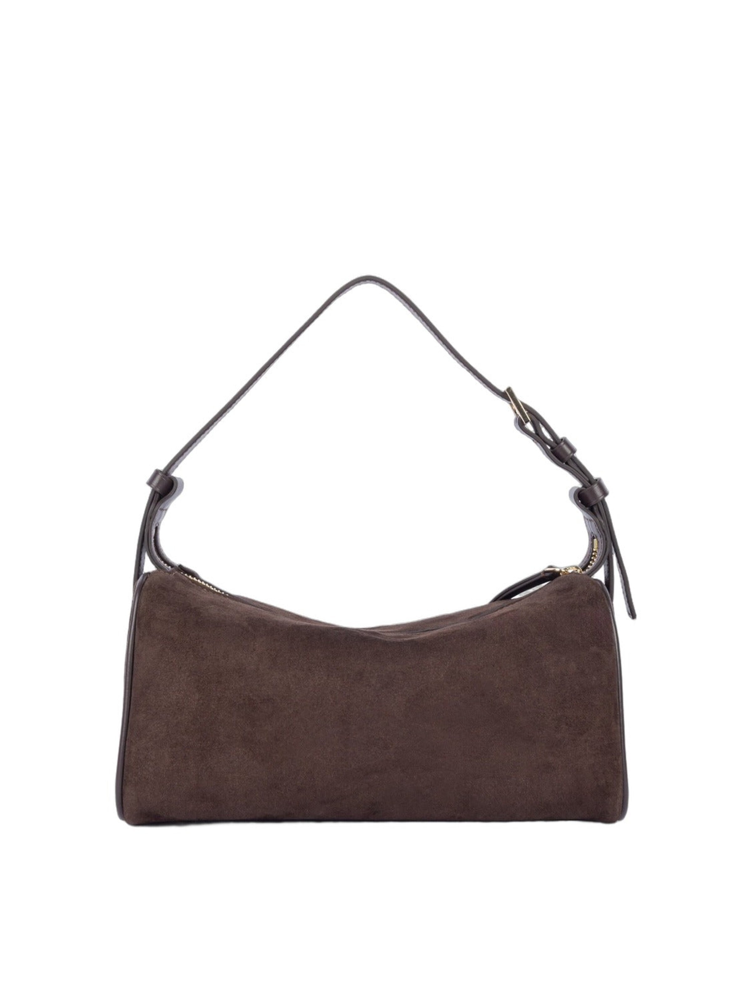 ruda LANCASTER Paris Rankinė 'Lancaster Sac rectangle Zippé M Suède Marron'