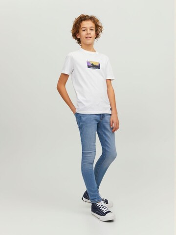 Jack & Jones Junior - Skinny Vaquero 'JJILiam JJOriginal' en azul