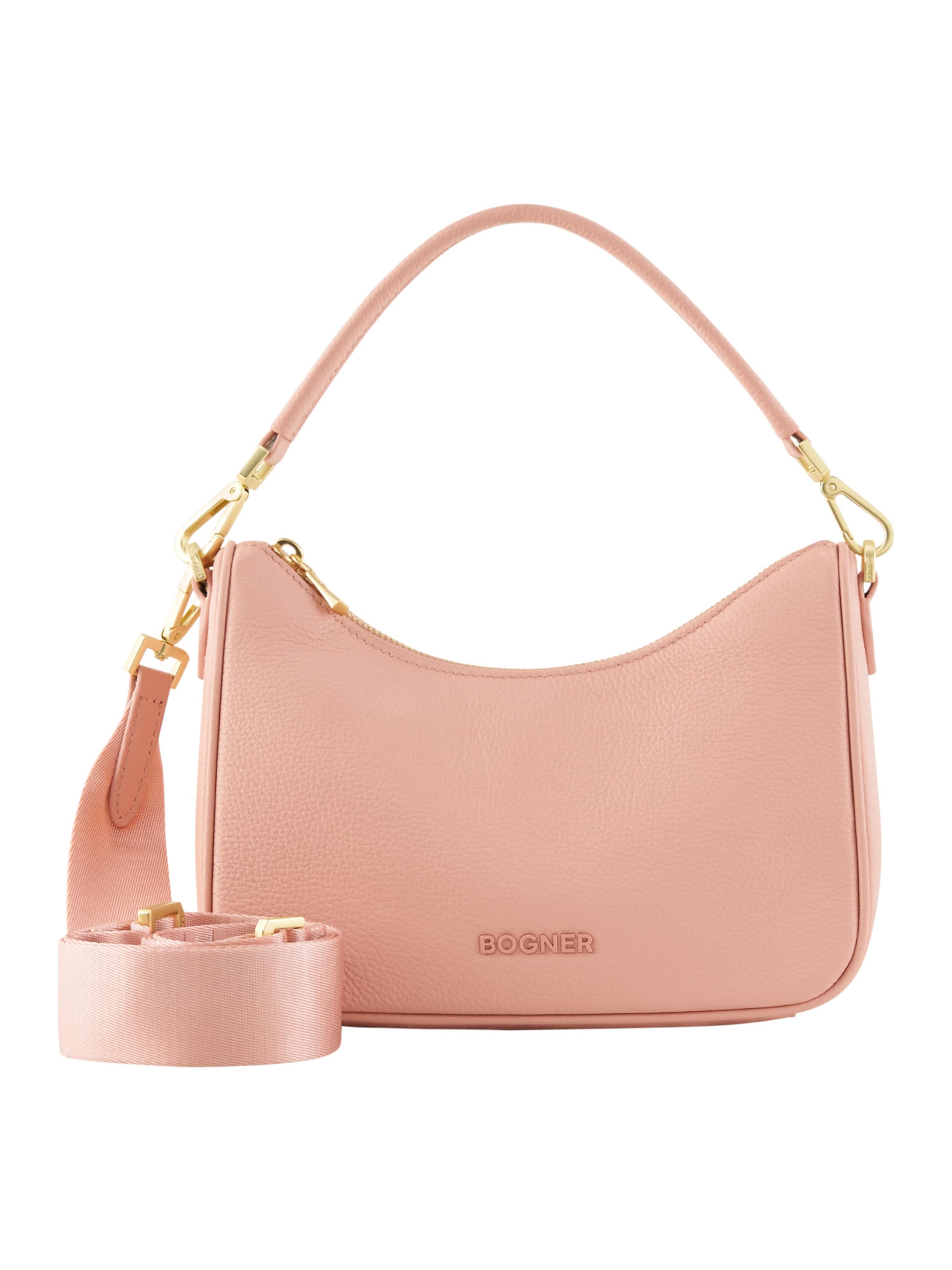 BOGNER Schultertasche 'Pontresina Lora' in Pink: Vorderseite