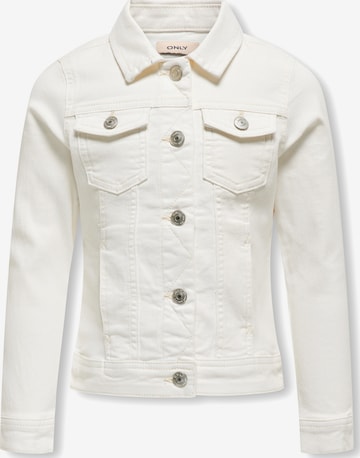 ONLY GIRLS Välikausitakki 'KOGSARA' värissä valkoinen: etupuoli