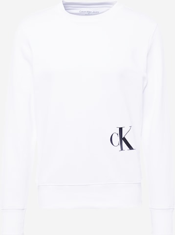 Calvin Klein Jeans - Sudadera en blanco: frente