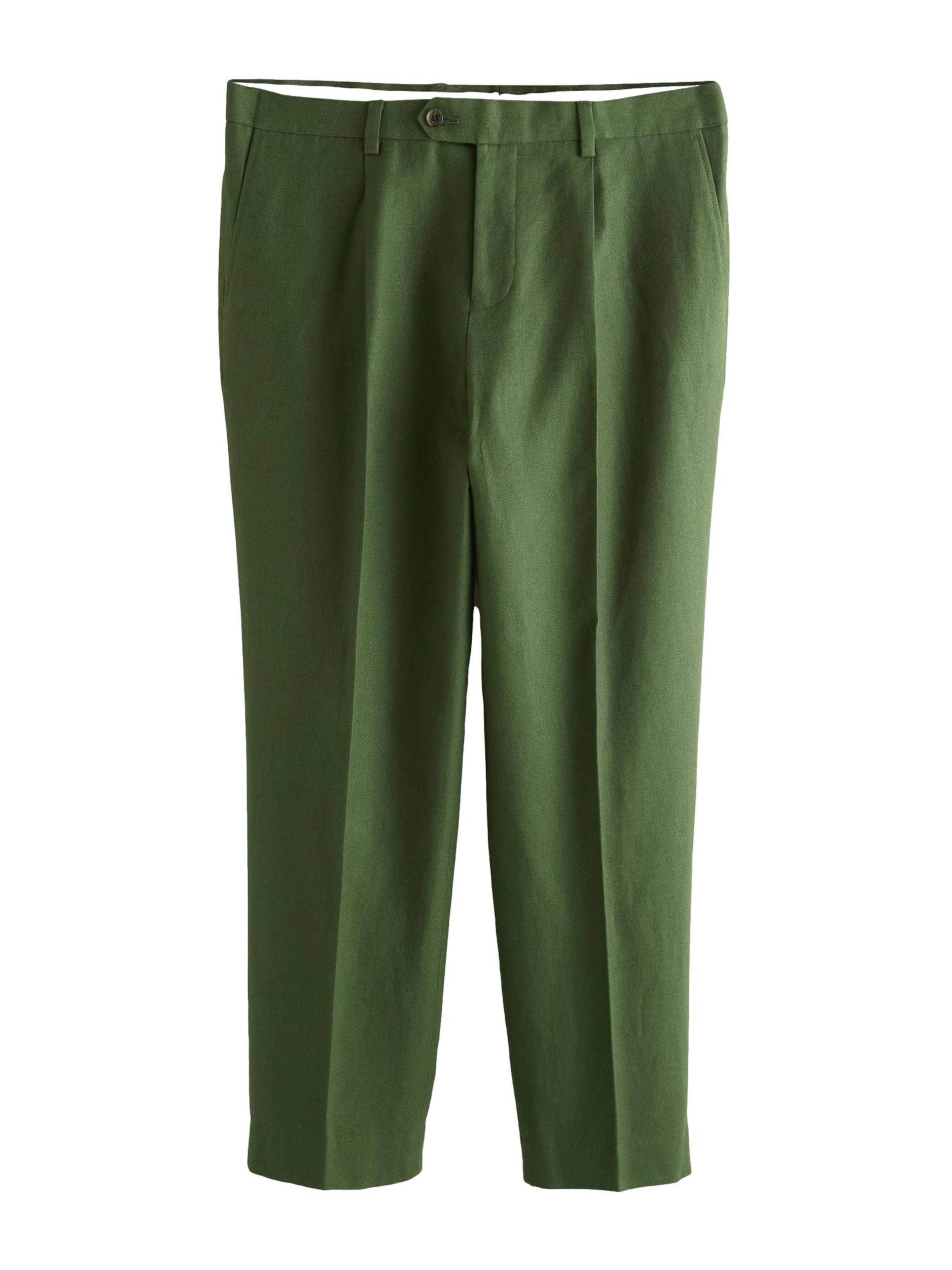 Next Trousers with creases in Dark green, Item view