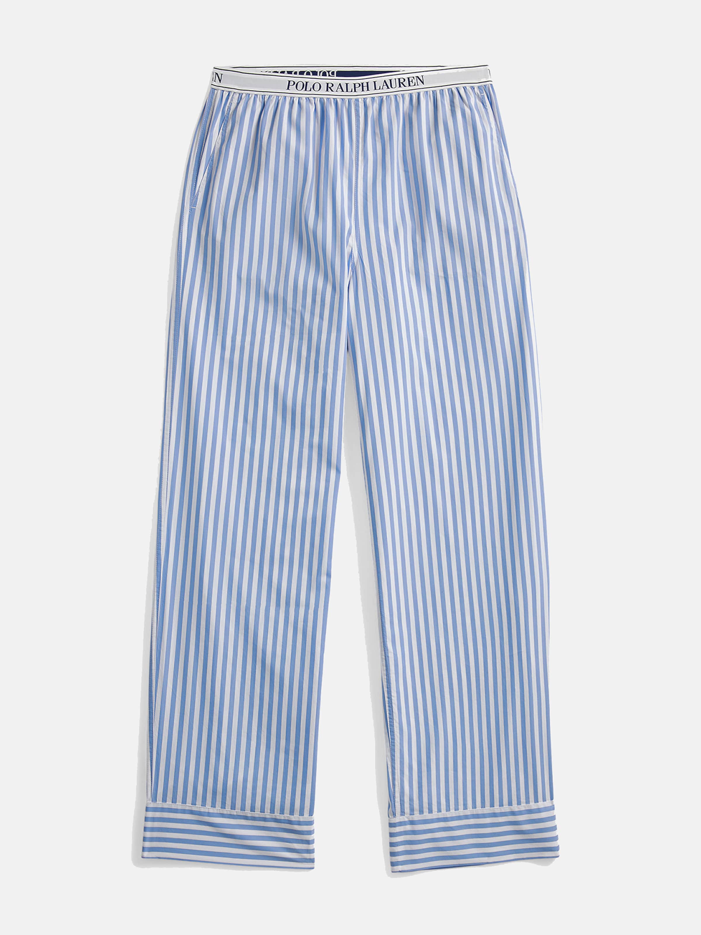 Polo Ralph Lauren Pyjamabroek ' Shirting Stripes ' in Blauw: voorkant