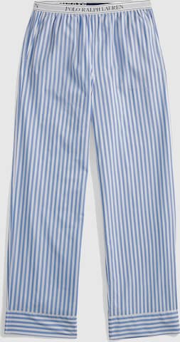 Pantalon de pyjama ' Shirting Stripes ' Polo Ralph Lauren en bleu : devant