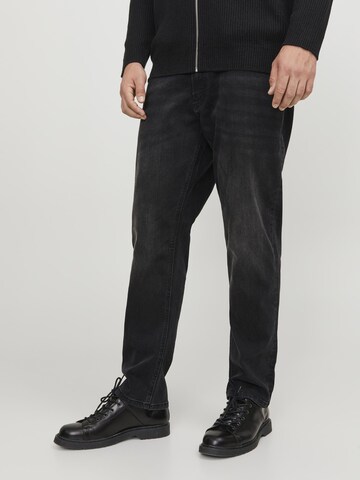 Slimfit Jeans 'JJIGlenn' di Jack & Jones Plus in nero: frontale