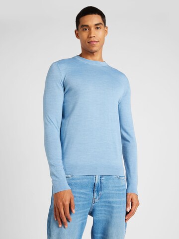 SELECTED HOMME Trui 'TOWN' in Blauw: voorkant