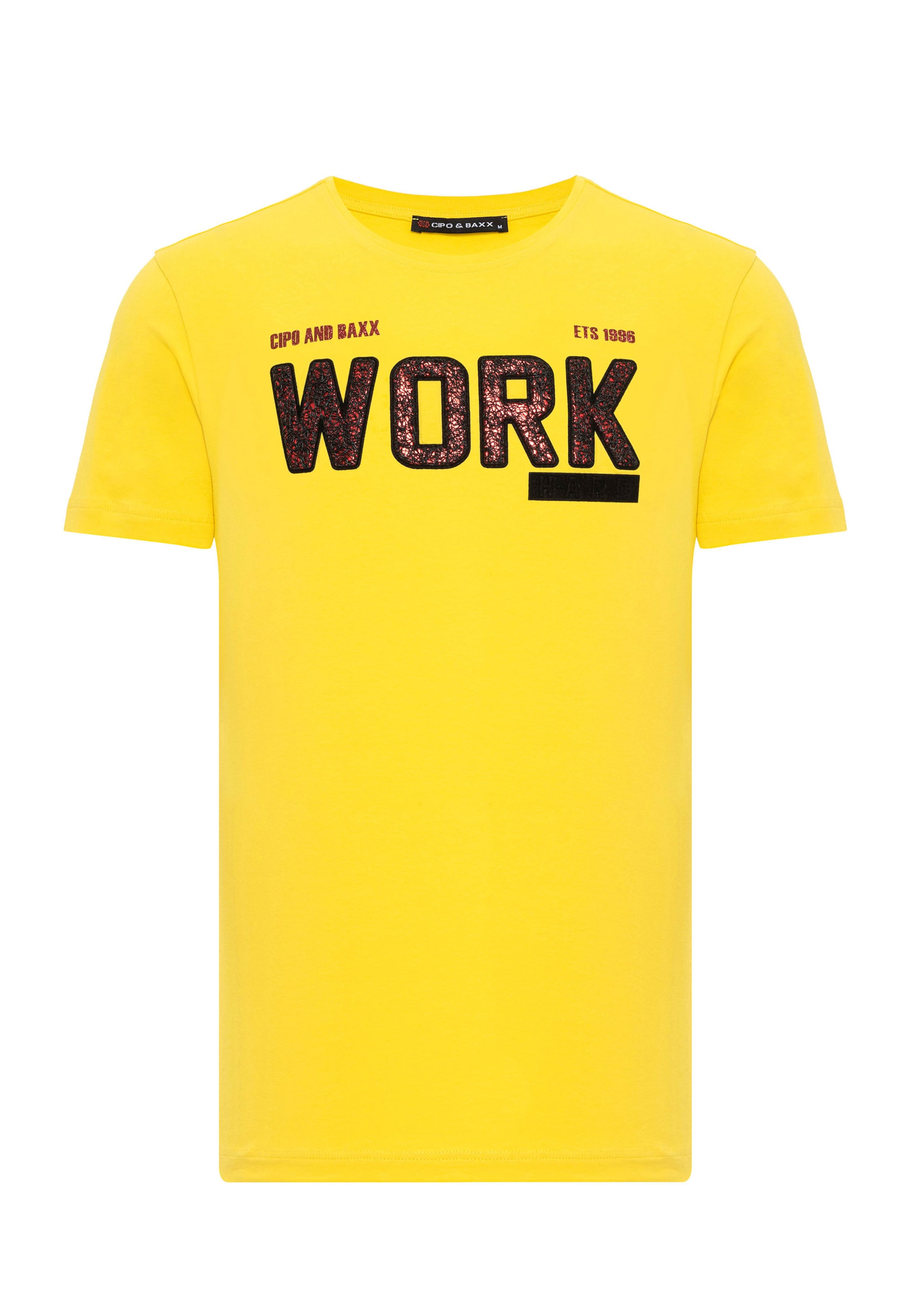 CIPO & BAXX Shirt in Yellow: front