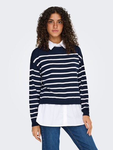 ONLY Pullover 'ONLPayson' in Blau: Vorderseite