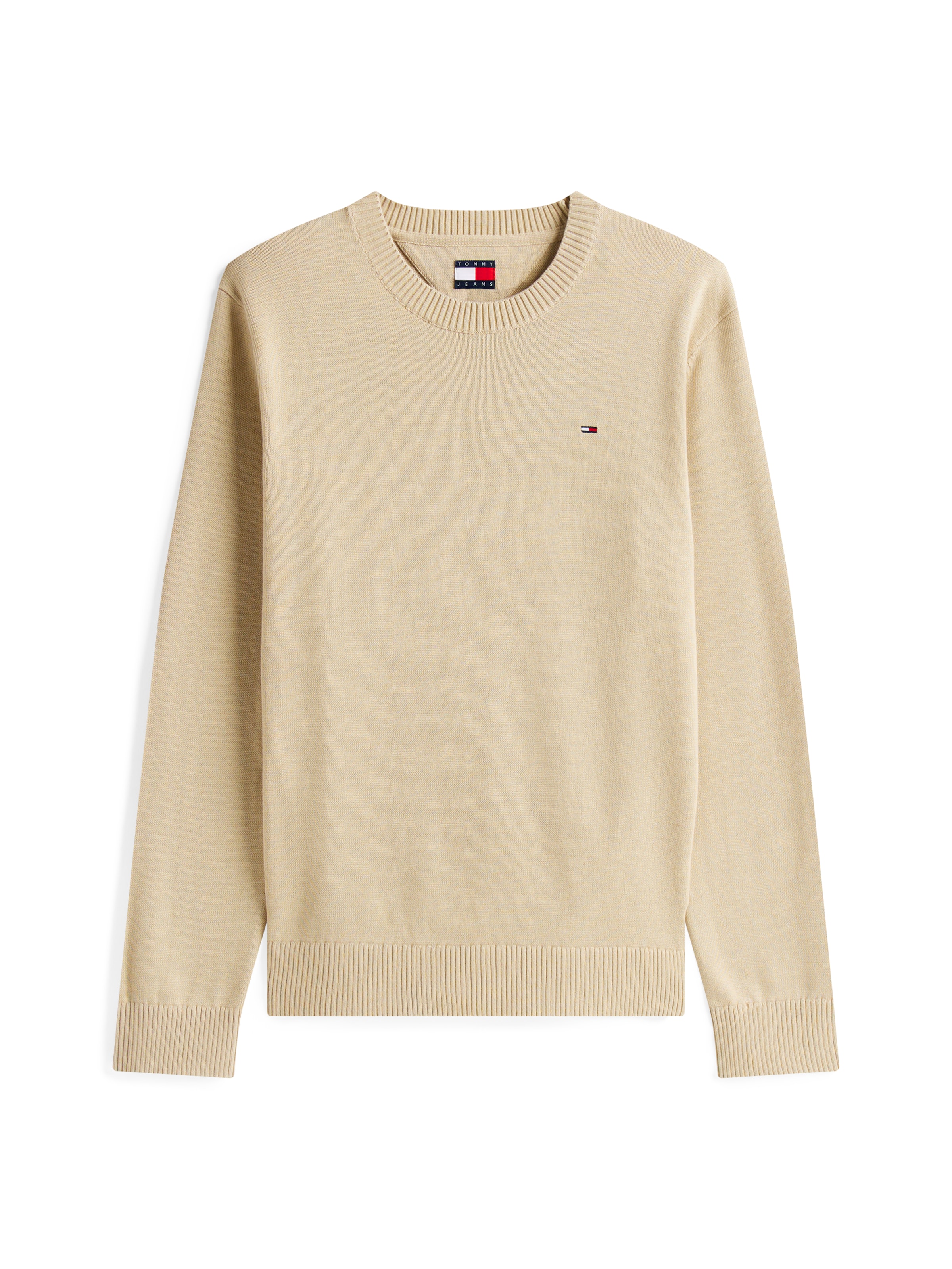 Tommy Jeans Pullover 'ESSENTIAL' in Grün: Vorderseite