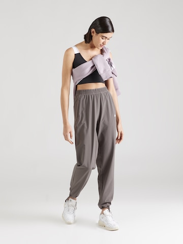 ADIDAS PERFORMANCE Wide leg Workout Pants in Grey